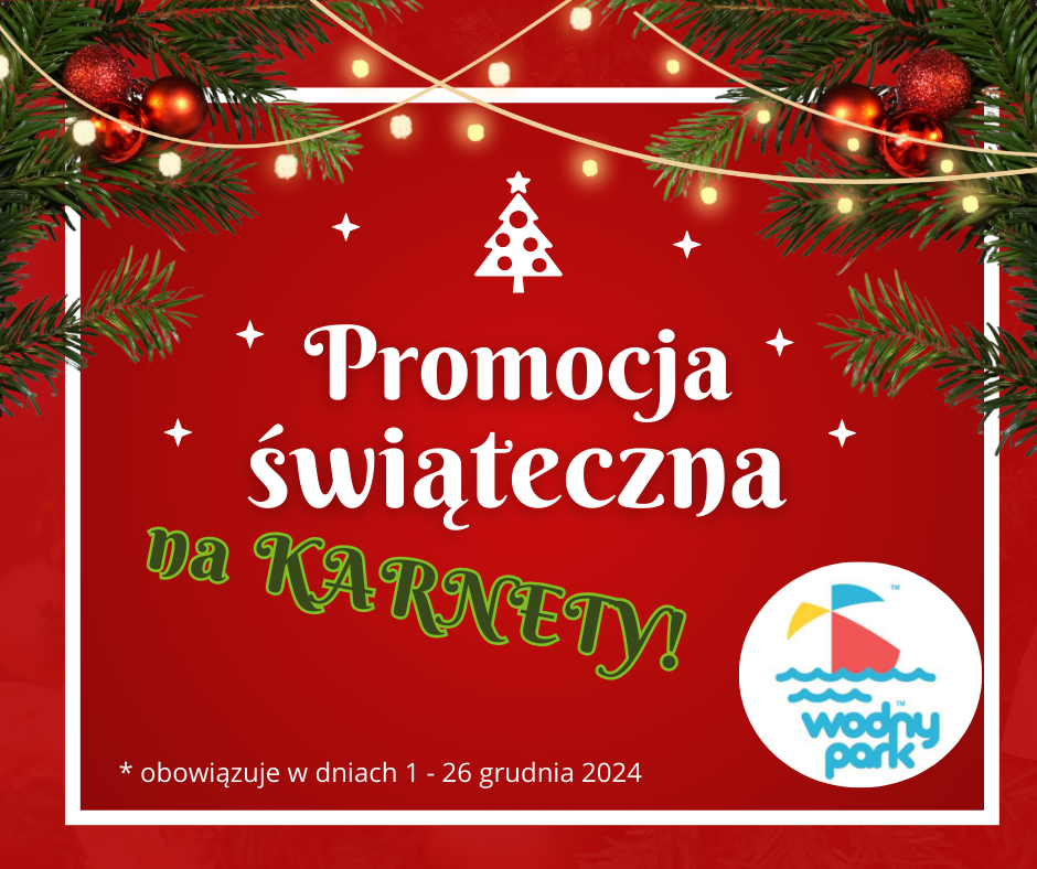 Promocja Świąteczna na karnety Wodny Park Basen olimpijski